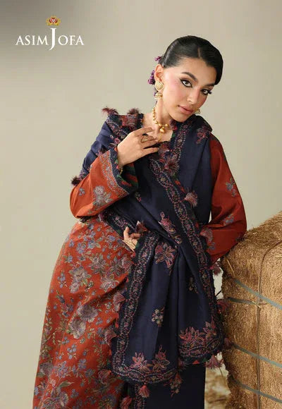 Asim Jofa | Kashmiri Collection 25 | AJULK-02 - Rang-e-Khaas
