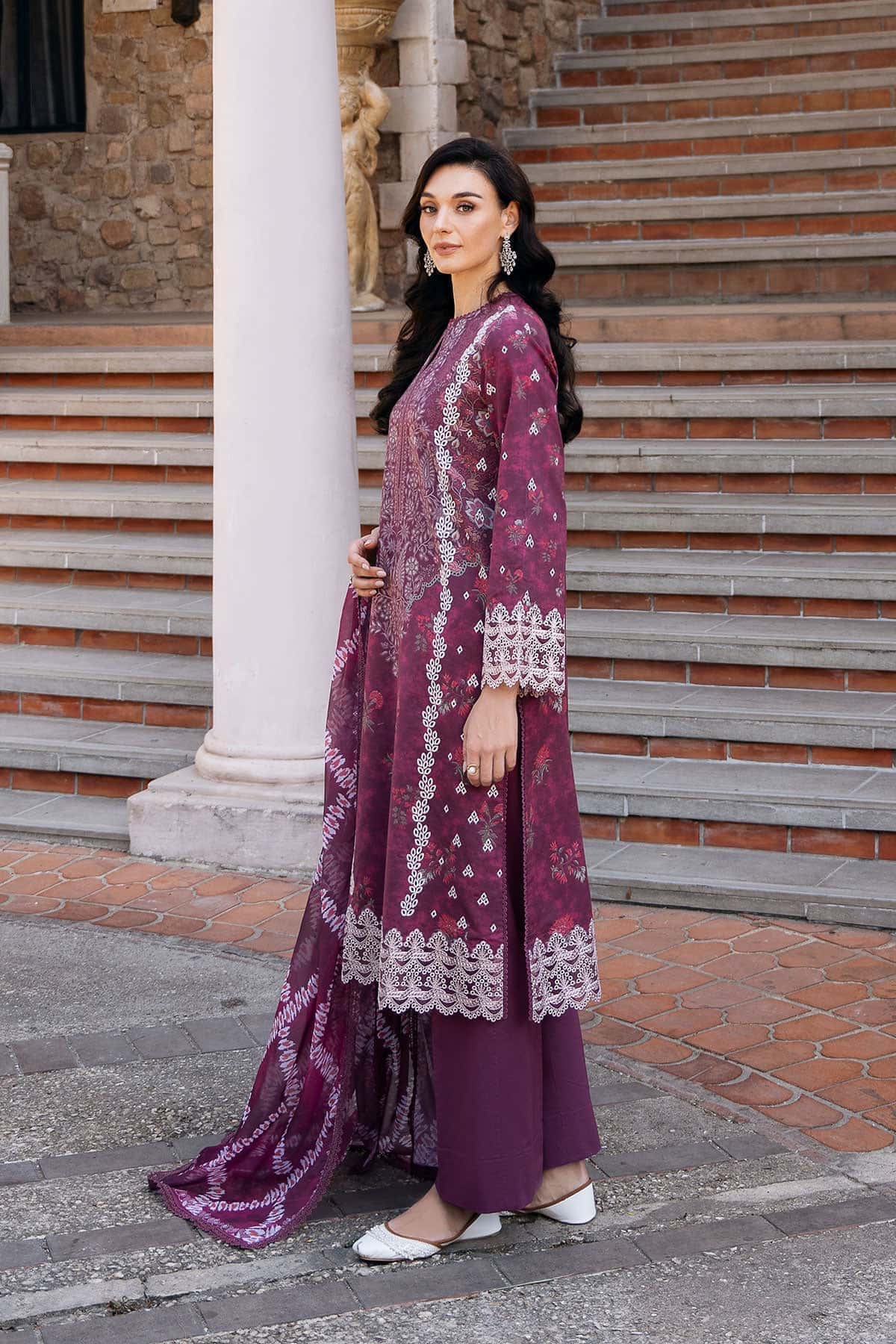 Afrozeh | Damask The Holiday Edit 25 | Anisa A - Rang-e-Khaas