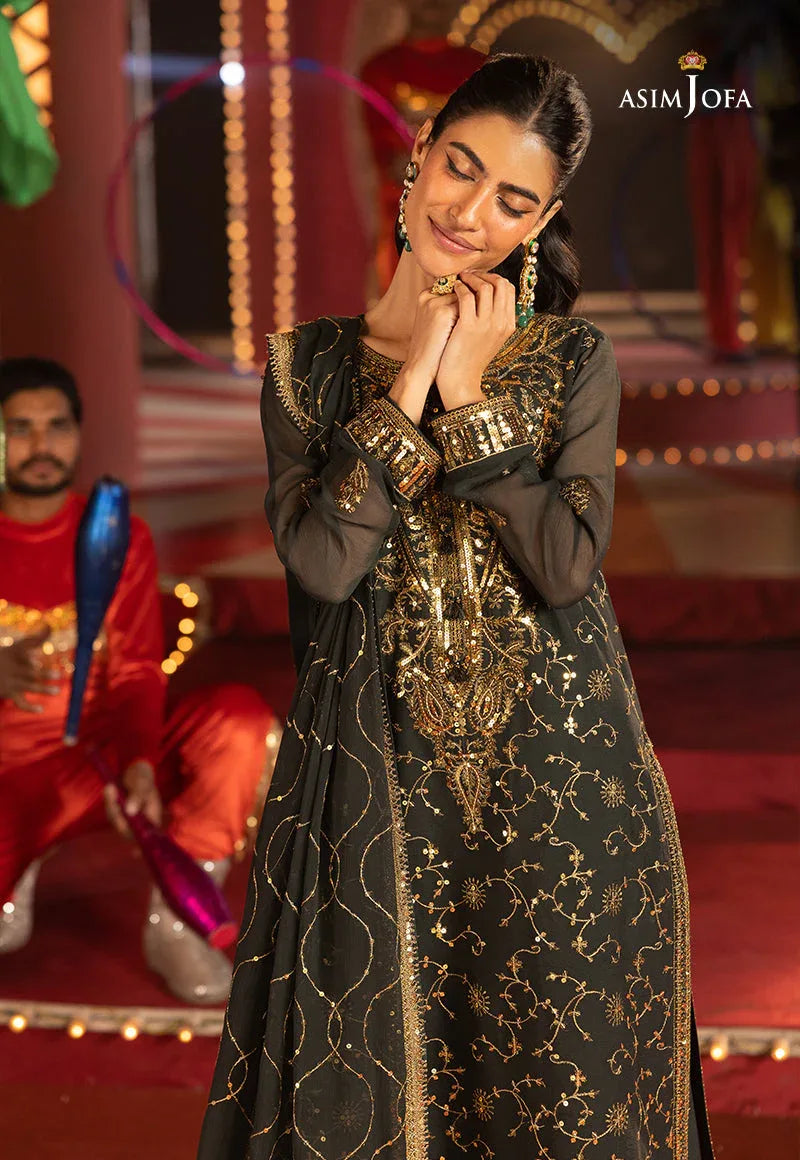 Asim Jofa | Festive Collection 25 | AJLLF-02 - Rang-e-Khaas