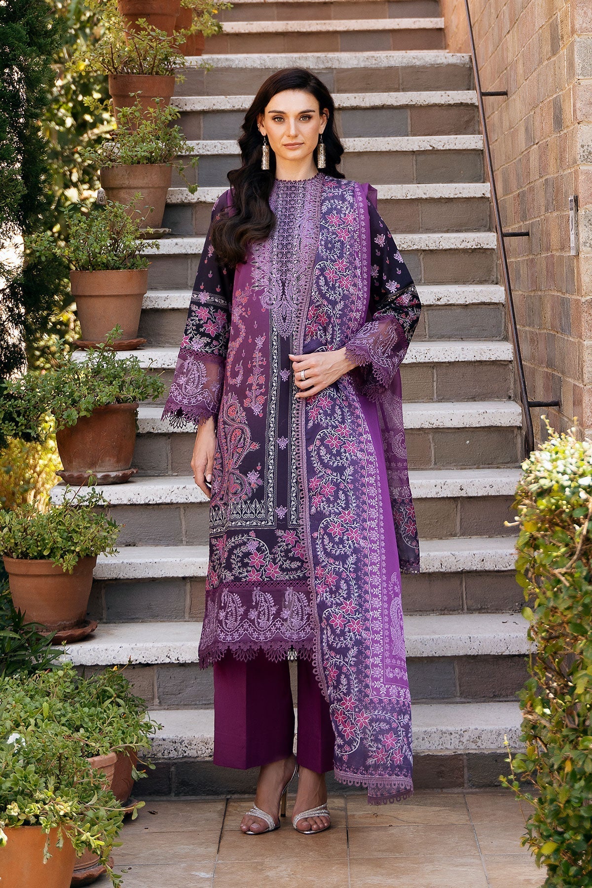 Afrozeh | Damask The Holiday Edit '25 - Lawn | Azrina A
