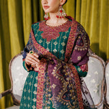 Alizeh Fashion Luxury Embroidered Chiffon 3Pc Suit AF-CH-2174-Nagar C Sea Green