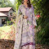 Elaf Premium | Prints Chikankari 24 | 03A LILAC L’AMOUR