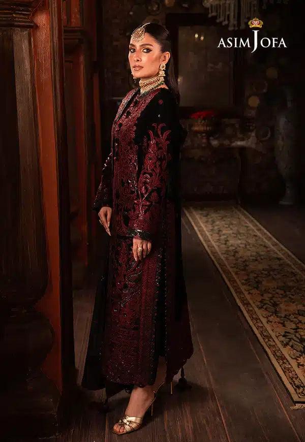 Asim Jofa | Makhmal Wedding Velvet 23 | AJMM-12 - Rang-e-Khaas