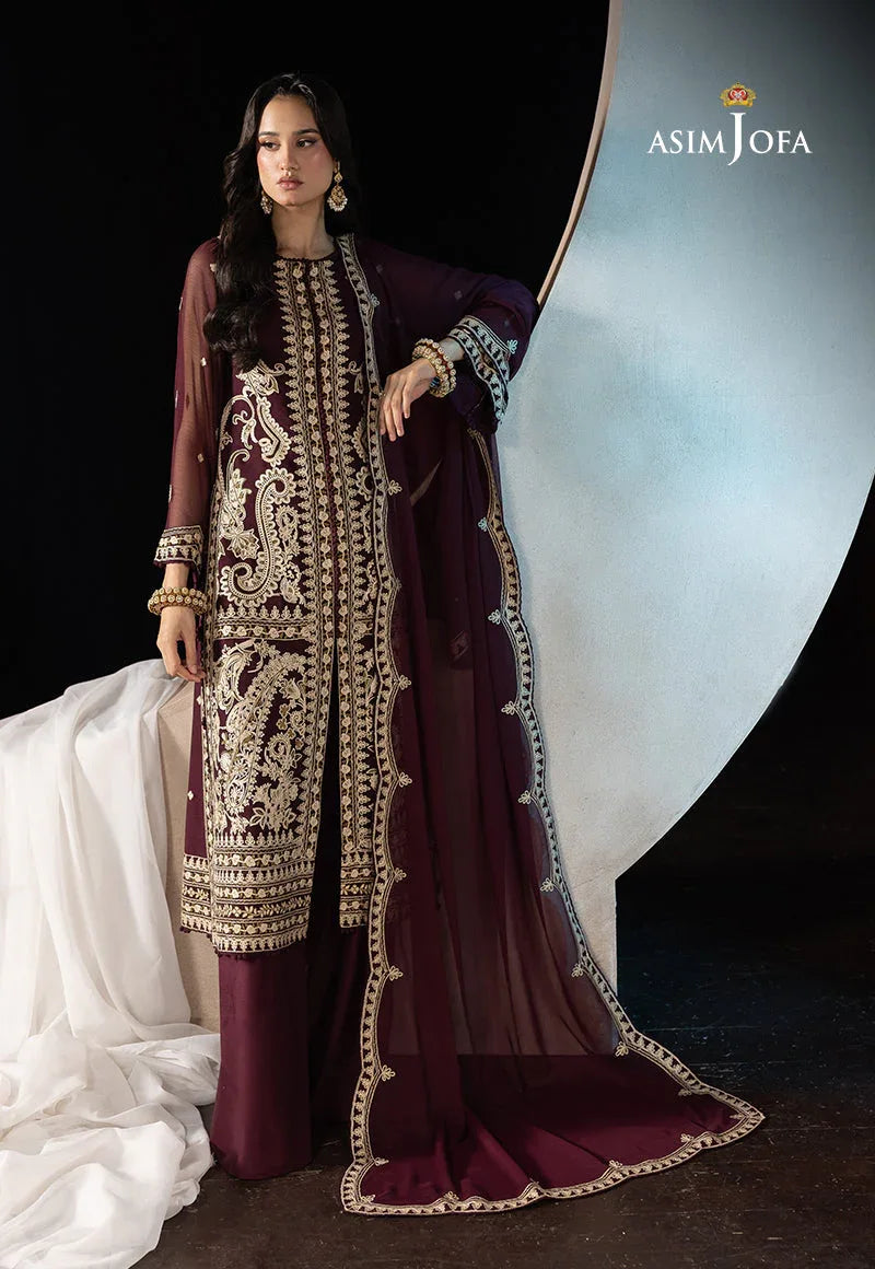 Asim Jofa | Festive Collection 25 | AJLLF-19 - Rang-e-Khaas