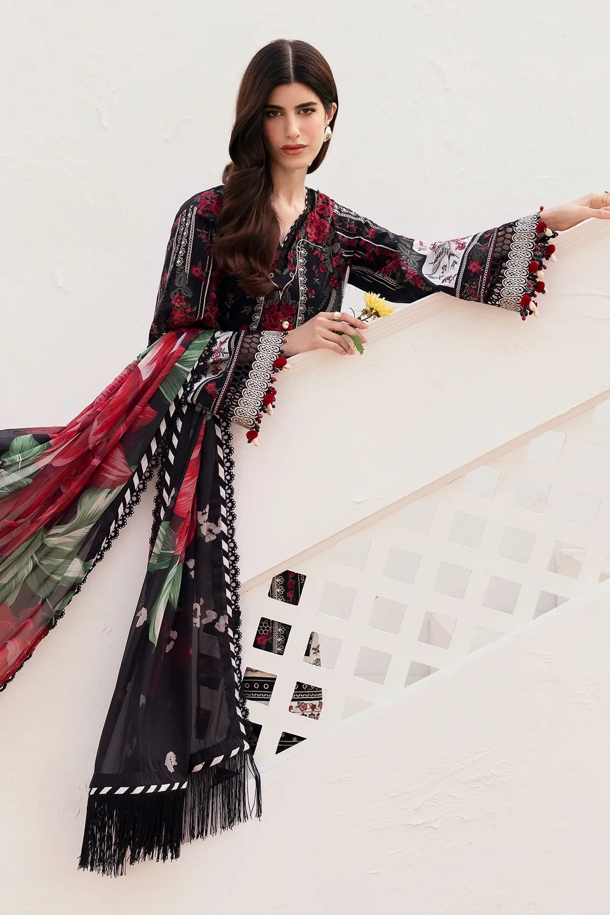 Baroque | Eid Lawn | EMBROIDERED LAWN EL-D01