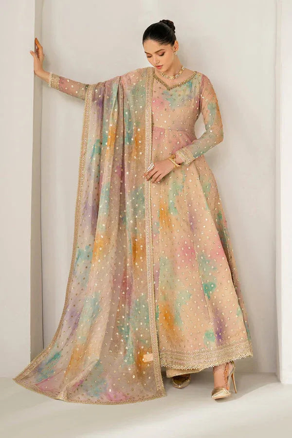 Baroque | Luxury Pret 25 | EMBROIDERED COTTON PATTI PR-1138 - Rang-e-Khaas