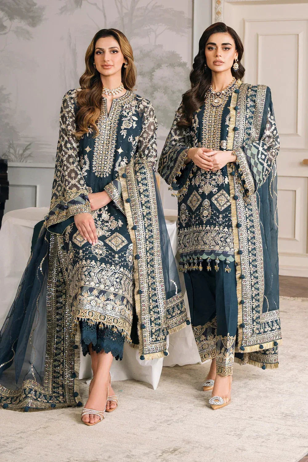 Baroque | Chantelle Embroidered Collection | CH12-01 - Rang-e-Khaas
