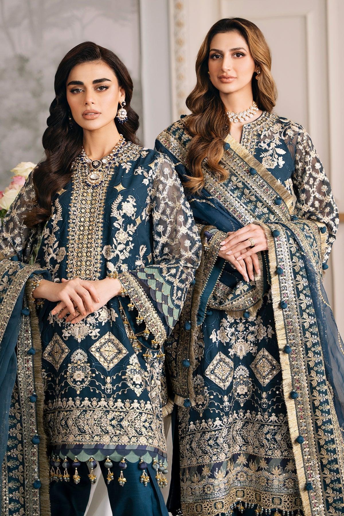 EMBROIDERED CHIFFON CH12-01 STITCHED