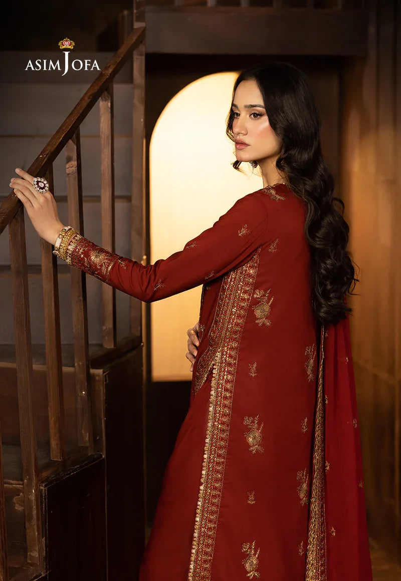 Asim Jofa | Festive Collection 25 | AJLLF-18 - Rang-e-Khaas