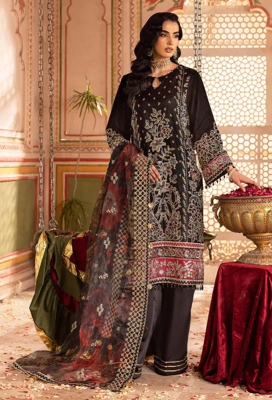 Adans Libas | Velvet 25 | 7521 V - Rang-e-Khaas