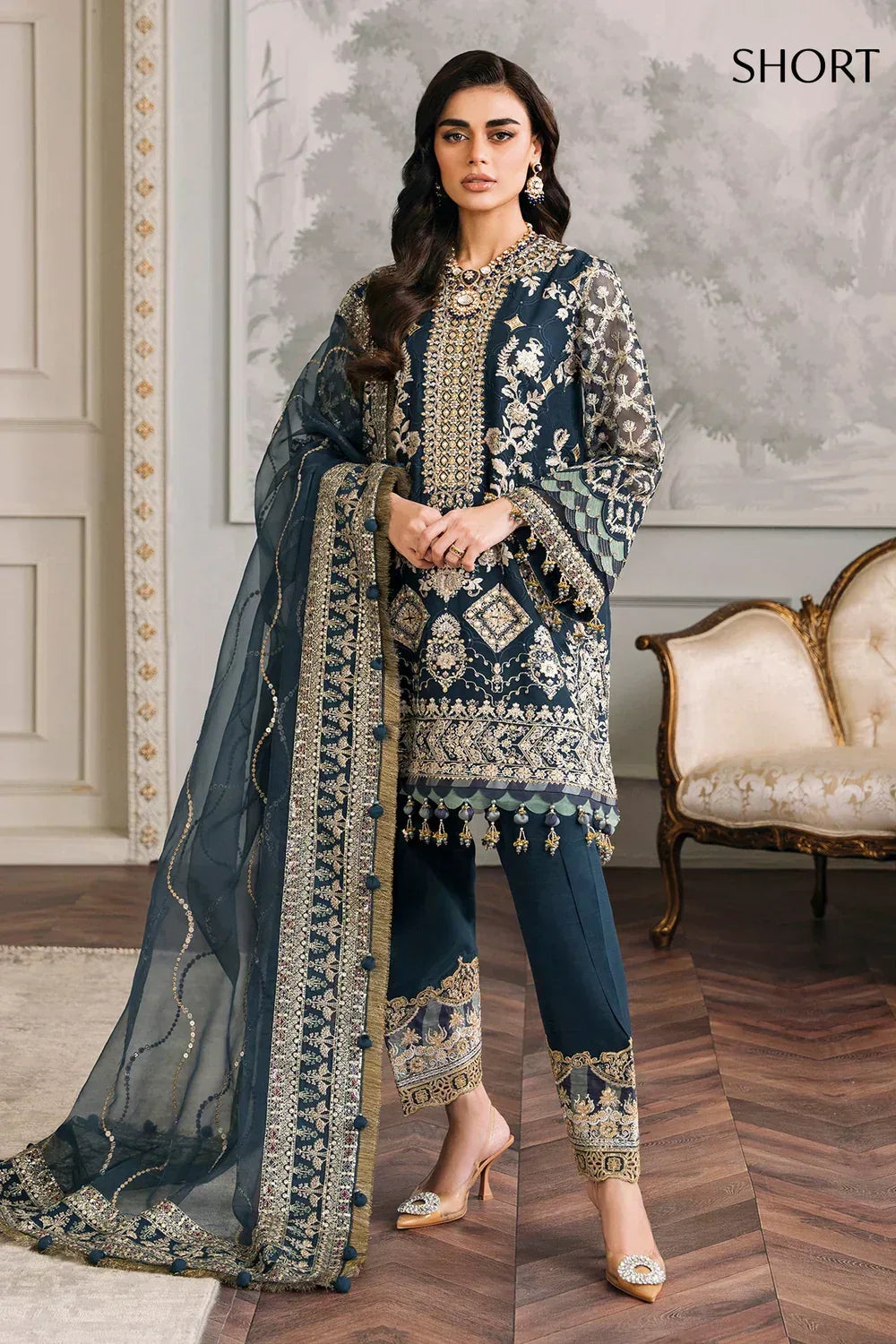 Baroque | Chantelle Embroidered Collection | CH12-01 - Rang-e-Khaas