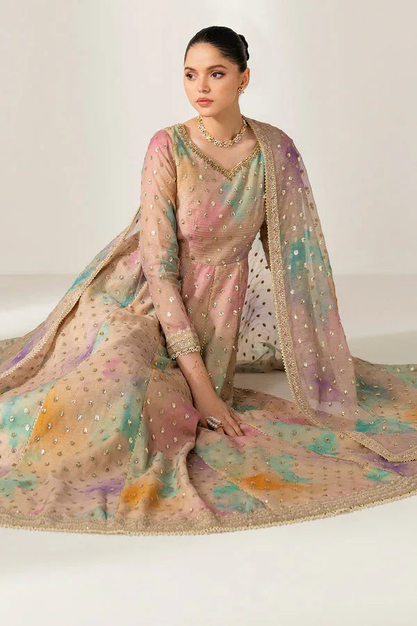 Baroque | Luxury Pret 25 | EMBROIDERED COTTON PATTI PR-1138 - Rang-e-Khaas
