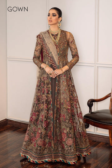 EMBROIDERED NET CH09-02 STITCHED