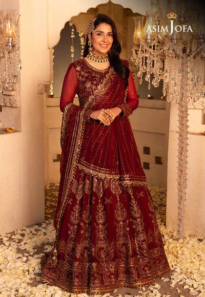 Asim Jofa | Shehnai Festive Collection | AJSH-16 - Rang-e-Khaas