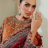 BAROQUE__EMBROIDERED NET CH13-01 STITCHED