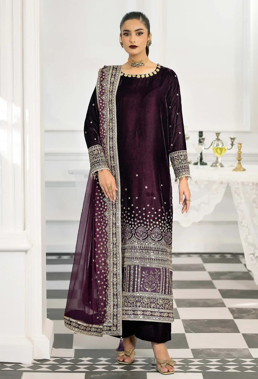 Adans Libas | Velvet 25 | VELVET 7780 - Rang-e-Khaas