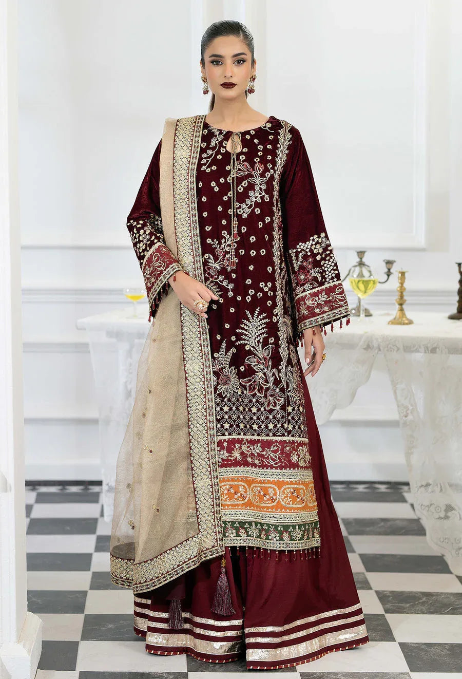 Adans Libas | Velvet 25 | VELVET 7781 - Rang-e-Khaas