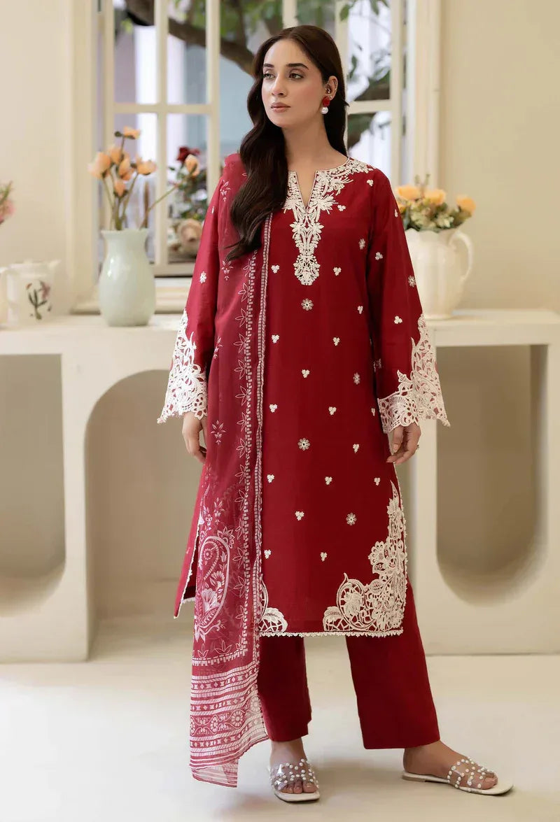 Adans Libas | cambric 3PC | CAMBRIC 1192 - Rang-e-Khaas