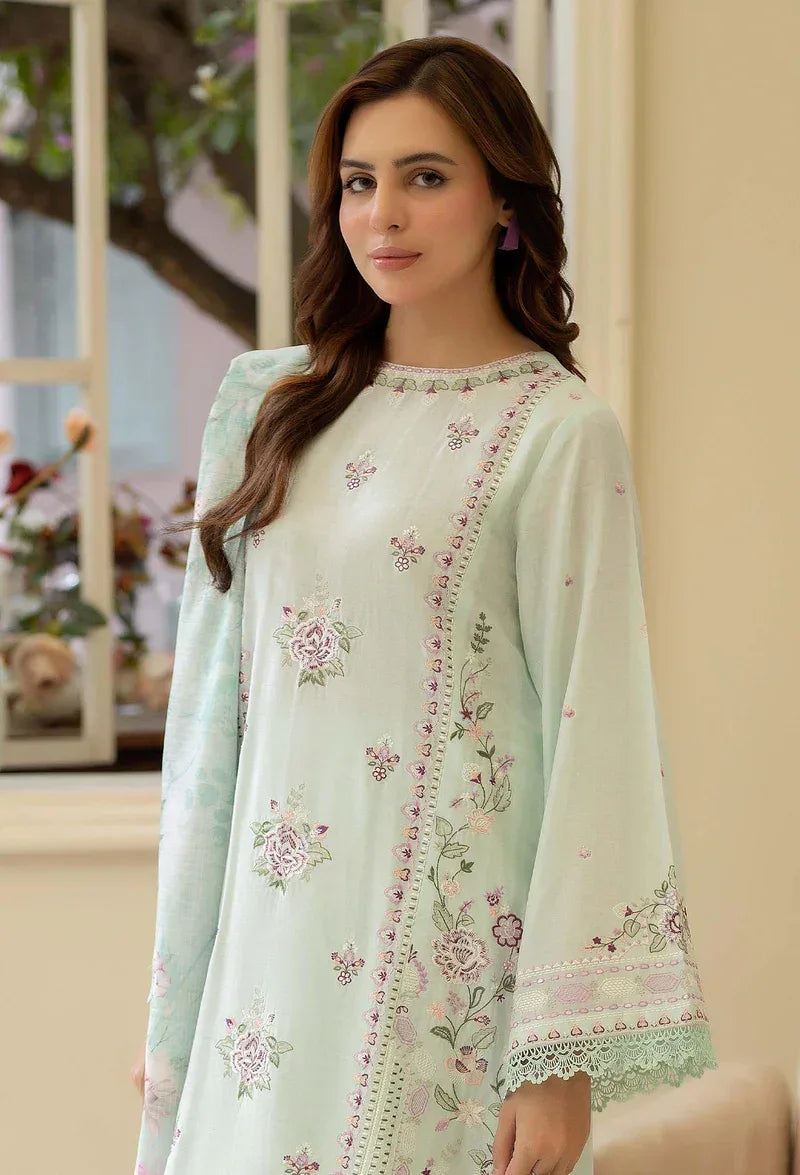 Adans Libas | Stitched Embroidered Lawn 3pc| LAWN 1215 - Rang-e-Khaas