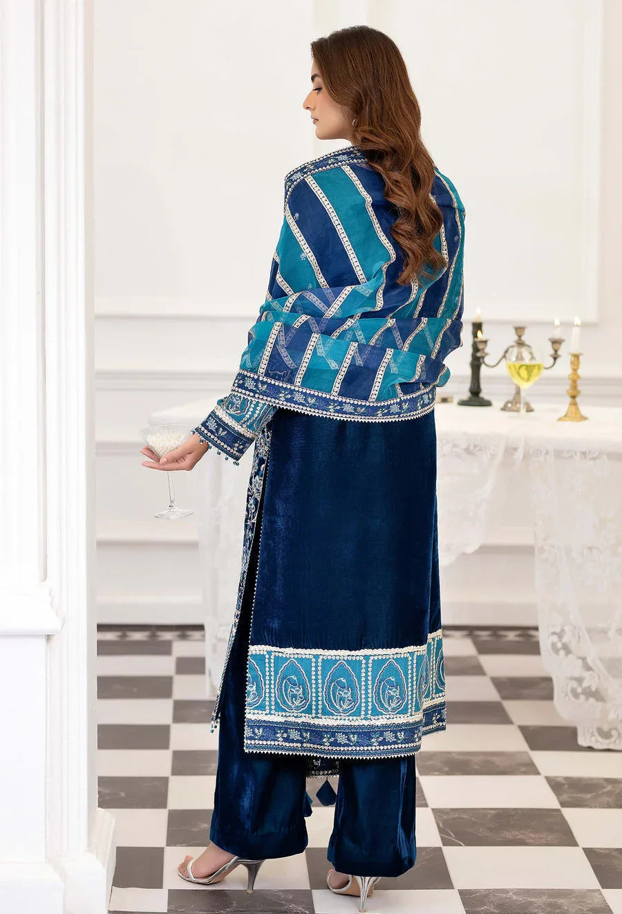 Adans Libas | Velvet 25 | VELVET 7786 - Rang-e-Khaas
