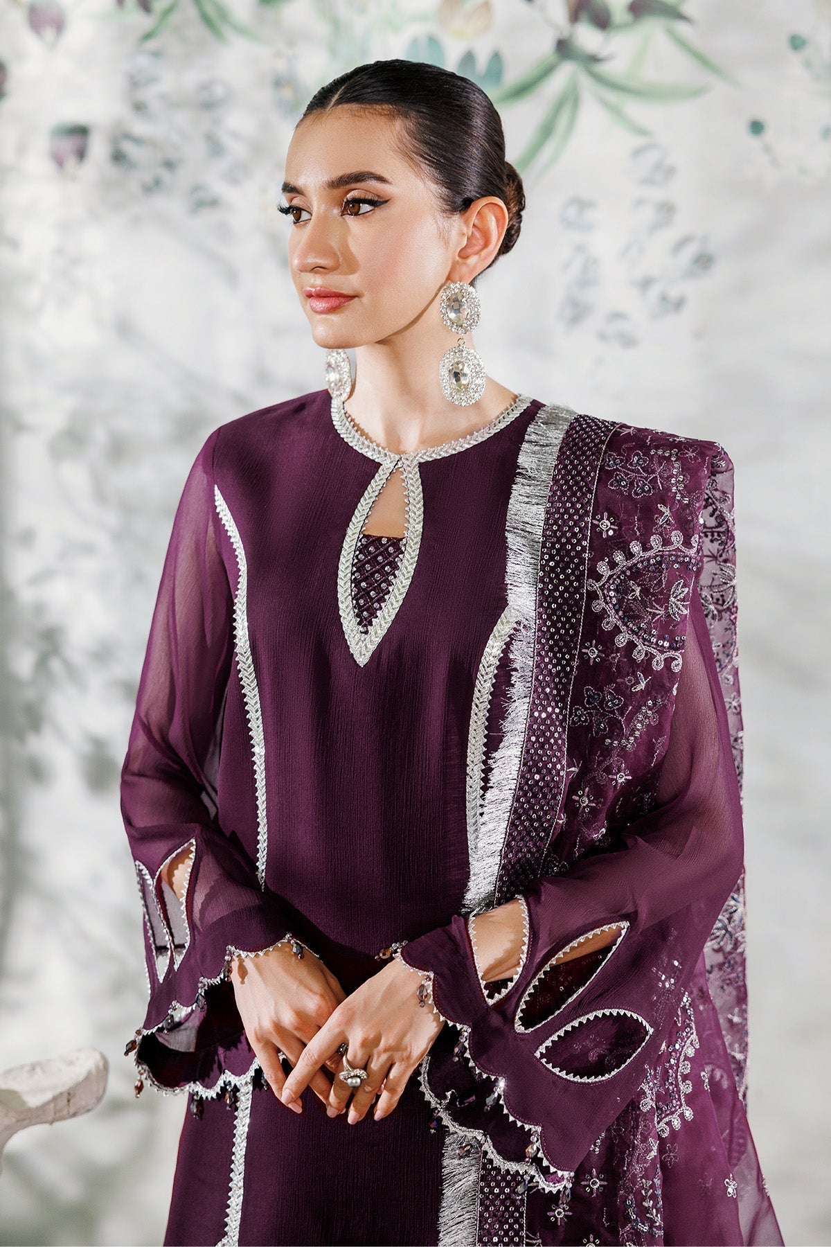 Alizeh | Ready to wear | Purple Dress 3 piece - RTW1023