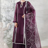 Alizeh | Ready to wear | Purple Dress 3 piece - RTW1023