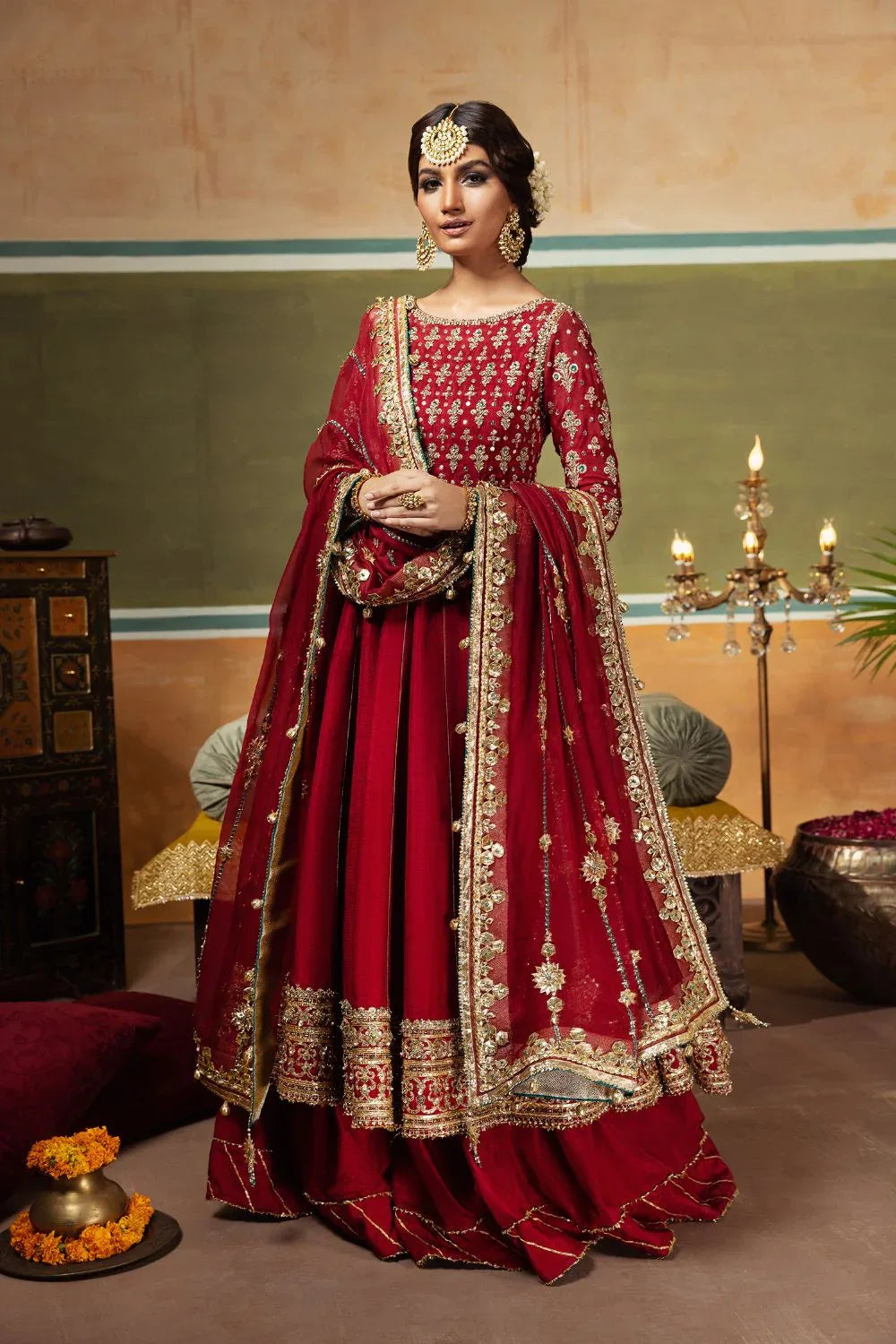 Erum Khan | Begham Jaan Bridal Formals | BULBUL - Rang-e-Khaas