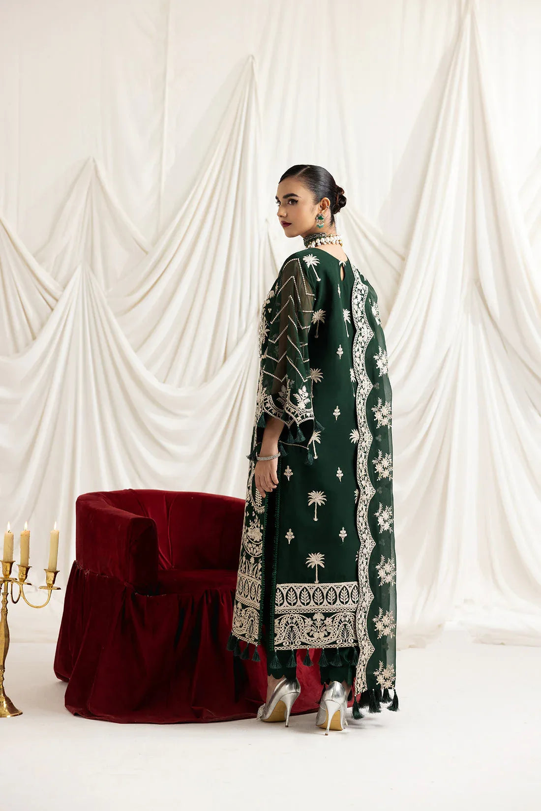 Alizeh | Formals Collection | Clara B (GREEN) - Rang-e-Khaas