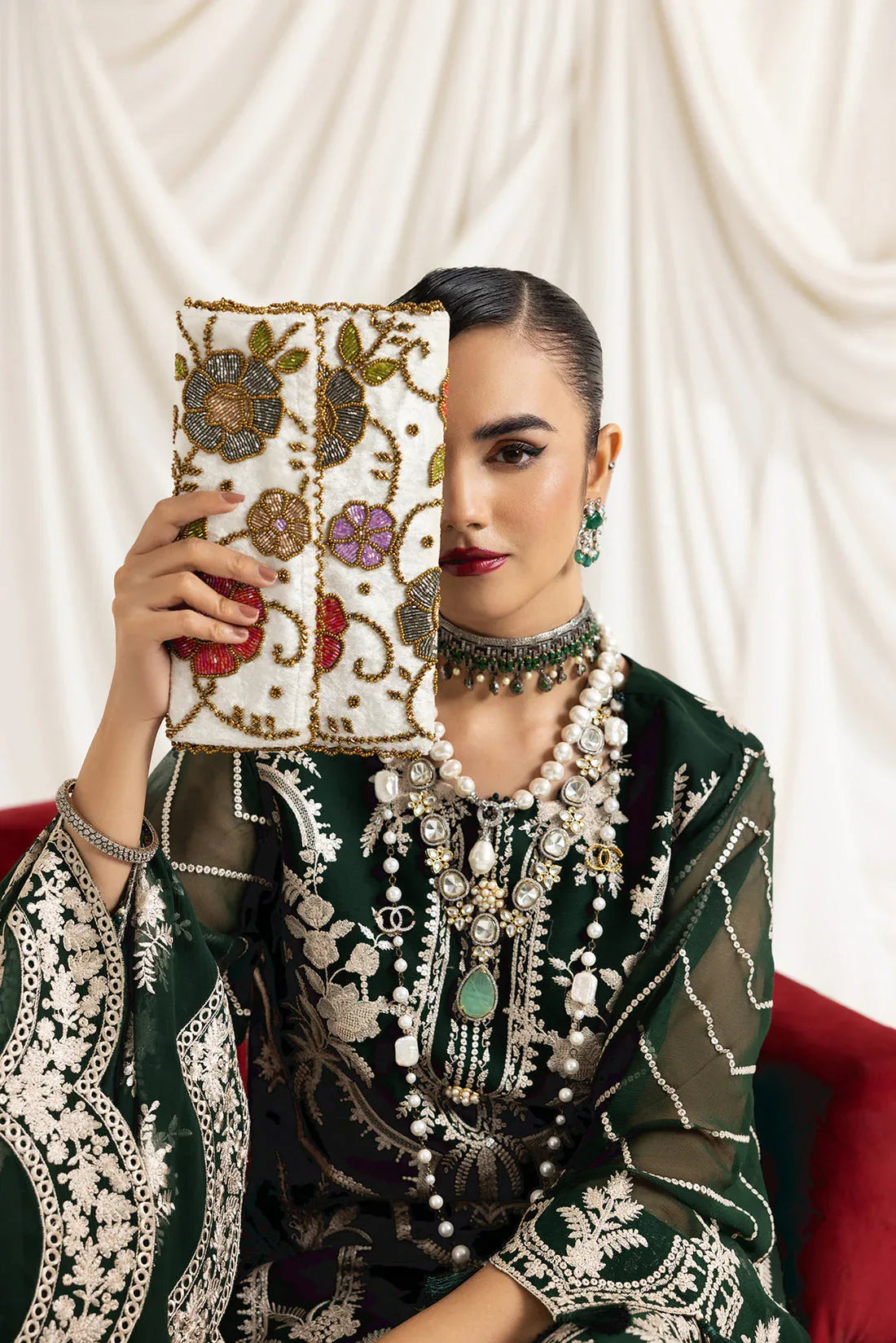 Alizeh | Formals Collection | Clara B (GREEN) - Rang-e-Khaas