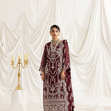 Alizeh | Formals Collection | Clara C (MAROON)