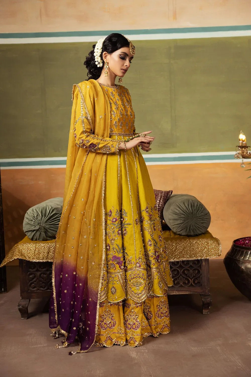 Erum Khan | Begham Jaan Bridal Formals | SEPIA - Rang-e-Khaas