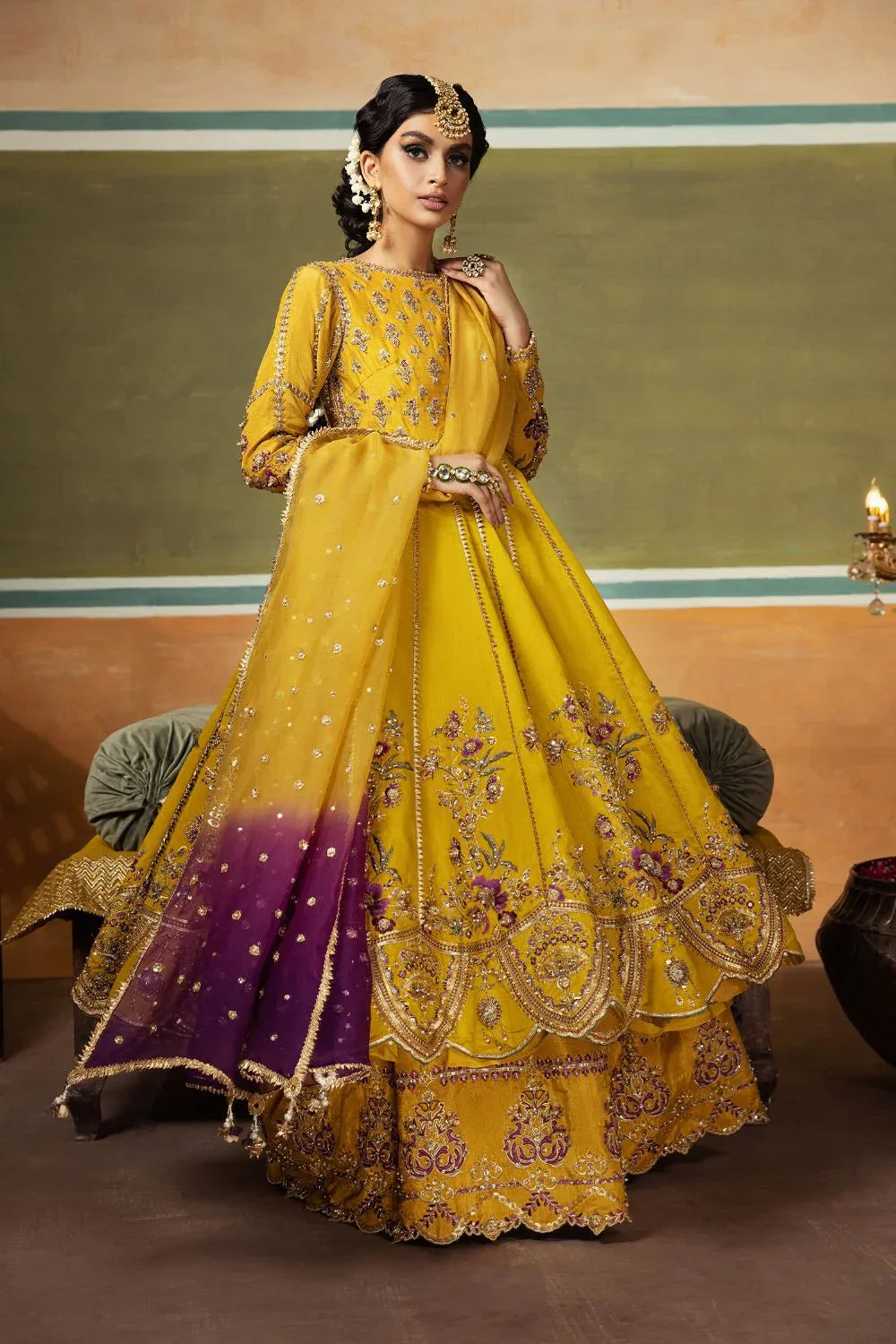 Erum Khan | Begham Jaan Bridal Formals | SEPIA - Rang-e-Khaas
