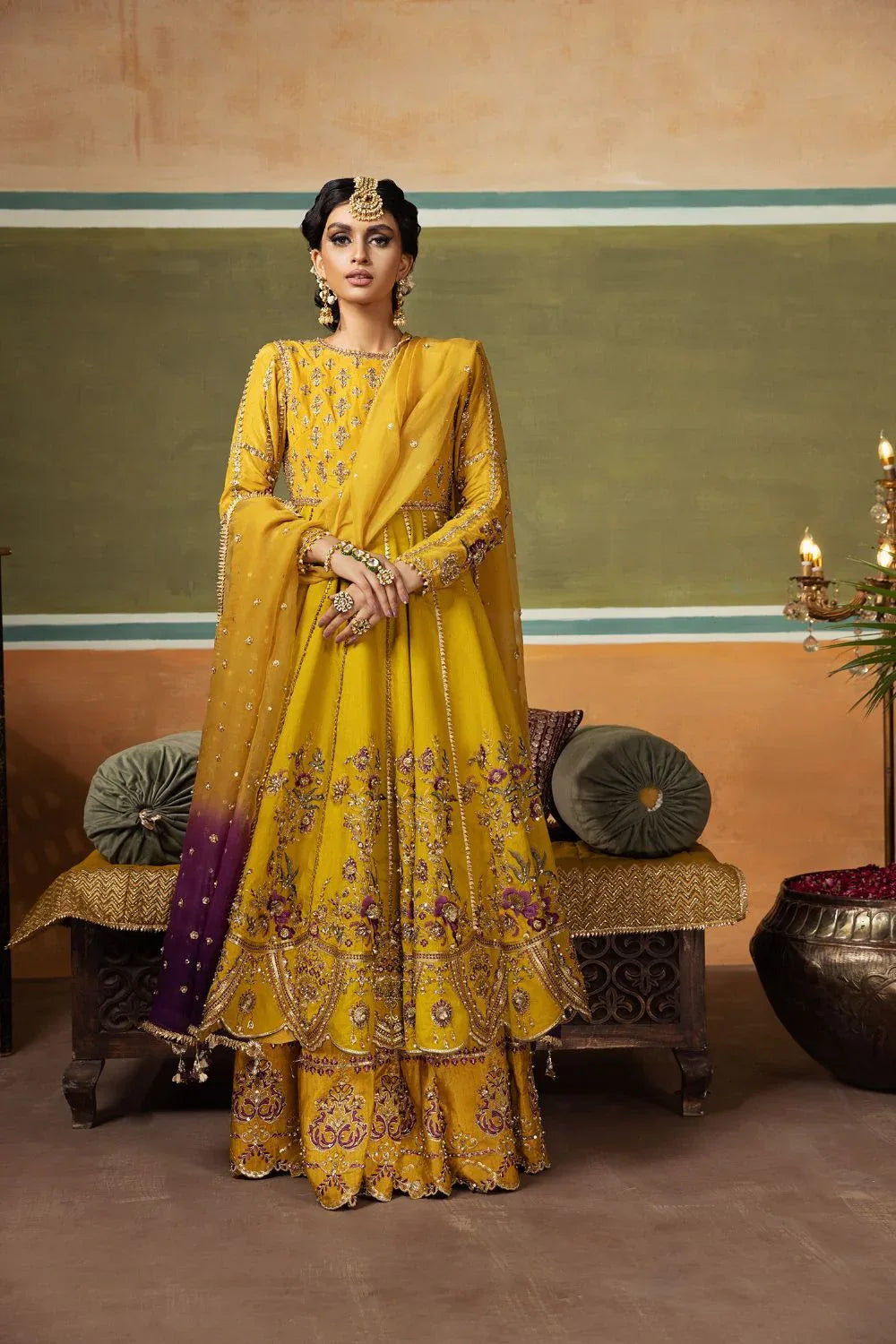 Erum Khan | Begham Jaan Bridal Formals | SEPIA - Rang-e-Khaas