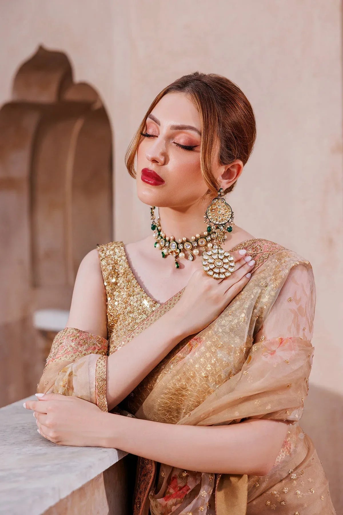 Mina Kashif | Shahbano Luxury Pret 24 | Zymal - Rang-e-Khaas
