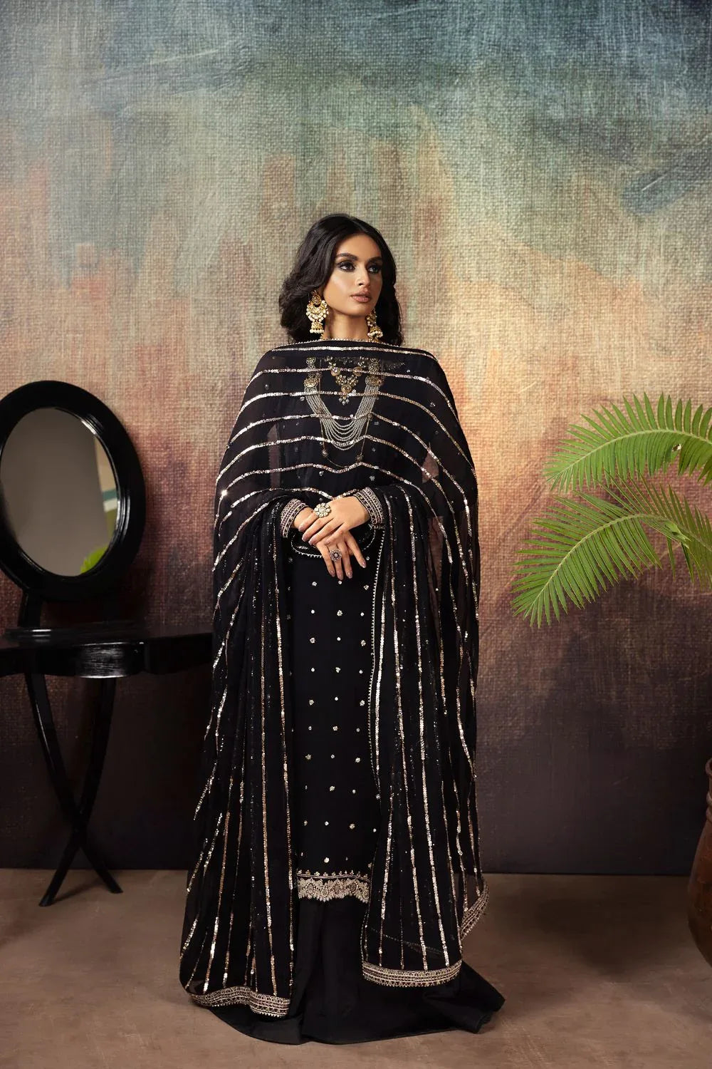Erum Khan | Begham Jaan Bridal Formals | AABROO - Rang-e-Khaas