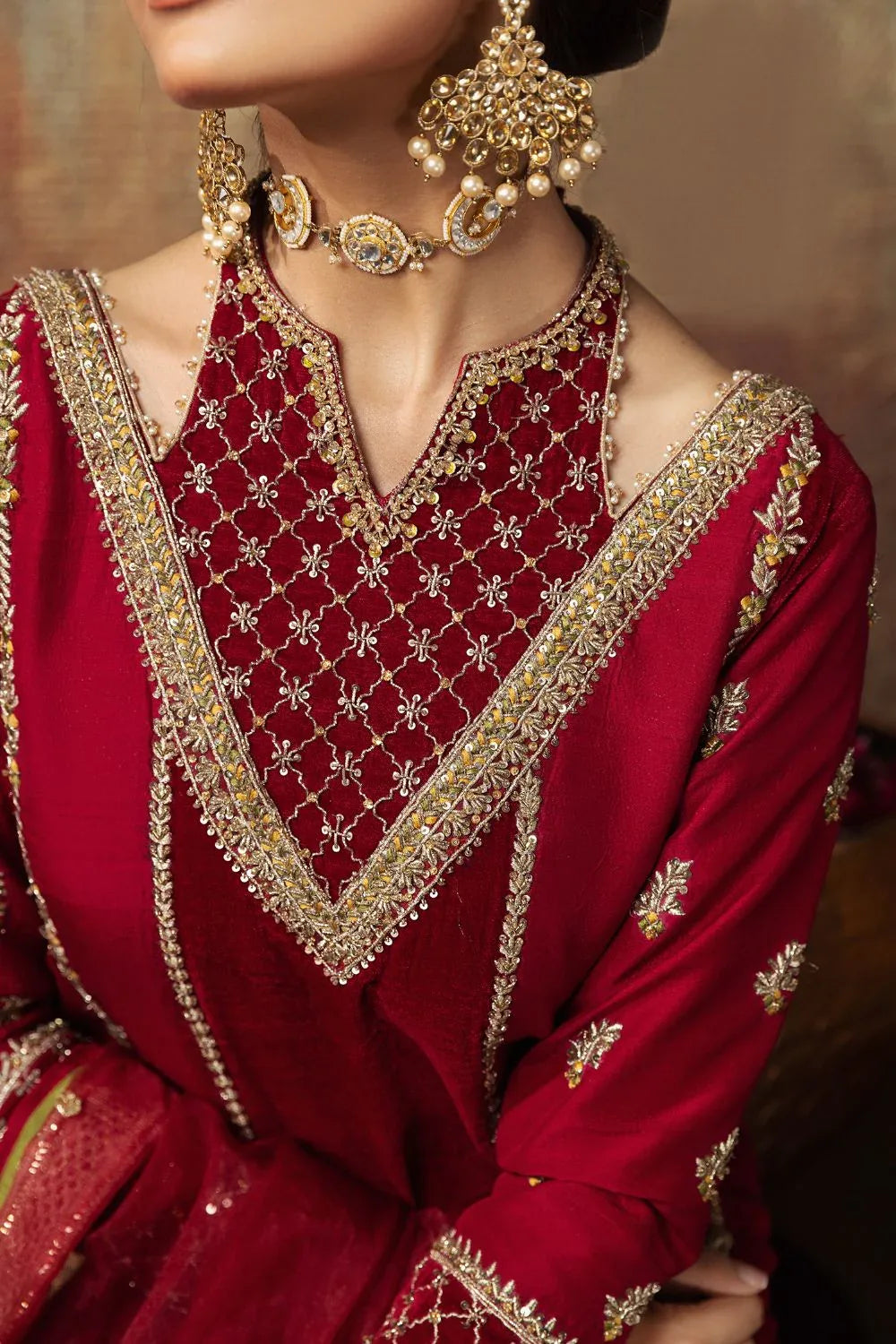 Erum Khan | Begham Jaan Bridal Formals | MALA - Rang-e-Khaas