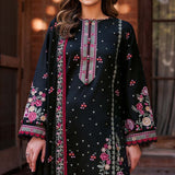 Farasha | Summer Weaves Embroidered Lawn | Ornate Noir
