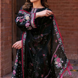 Farasha | Summer Weaves Embroidered Lawn | Ornate Noir