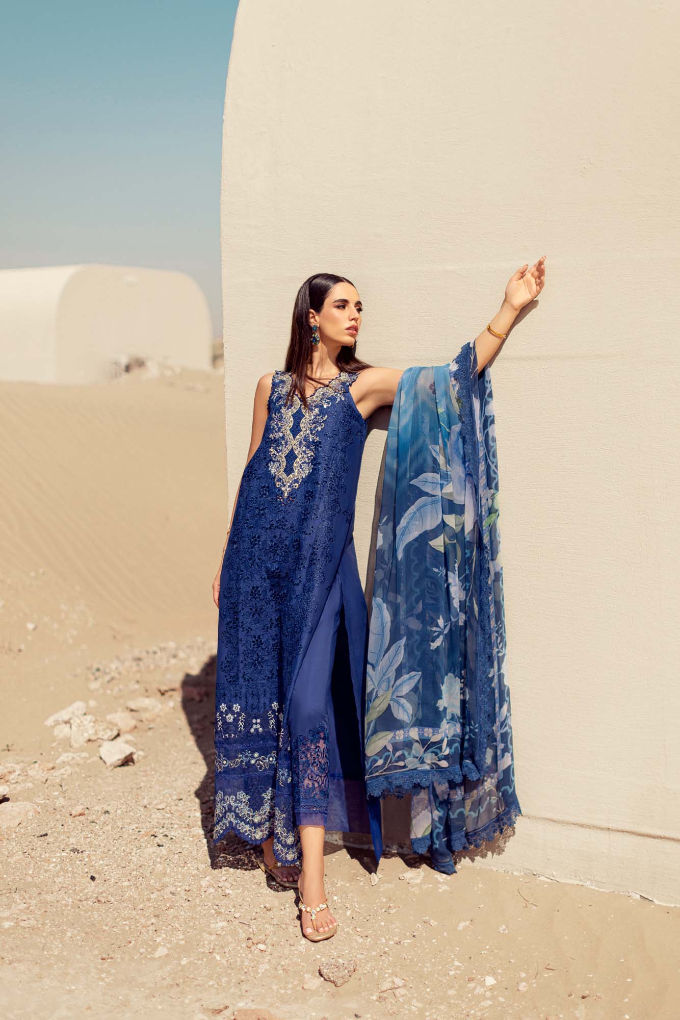 Noor By Saadia Asad | Eid Handwork Laserkari Lawn 24 | D12
