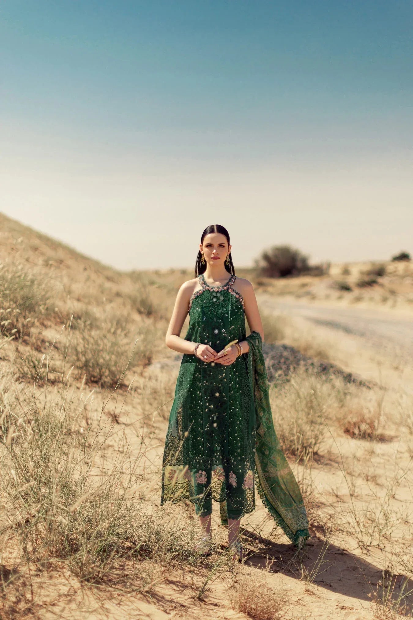Noor By Saadia Asad | Eid Handwork Laserkari Lawn 24 | D8 - Rang-e-Khaas