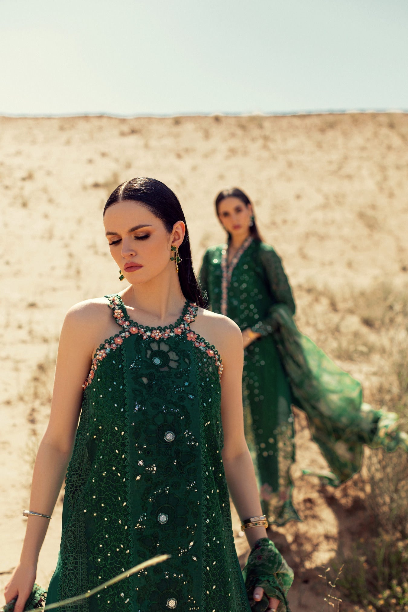 Noor By Saadia Asad | Eid Handwork Laserkari Lawn 24 | D8