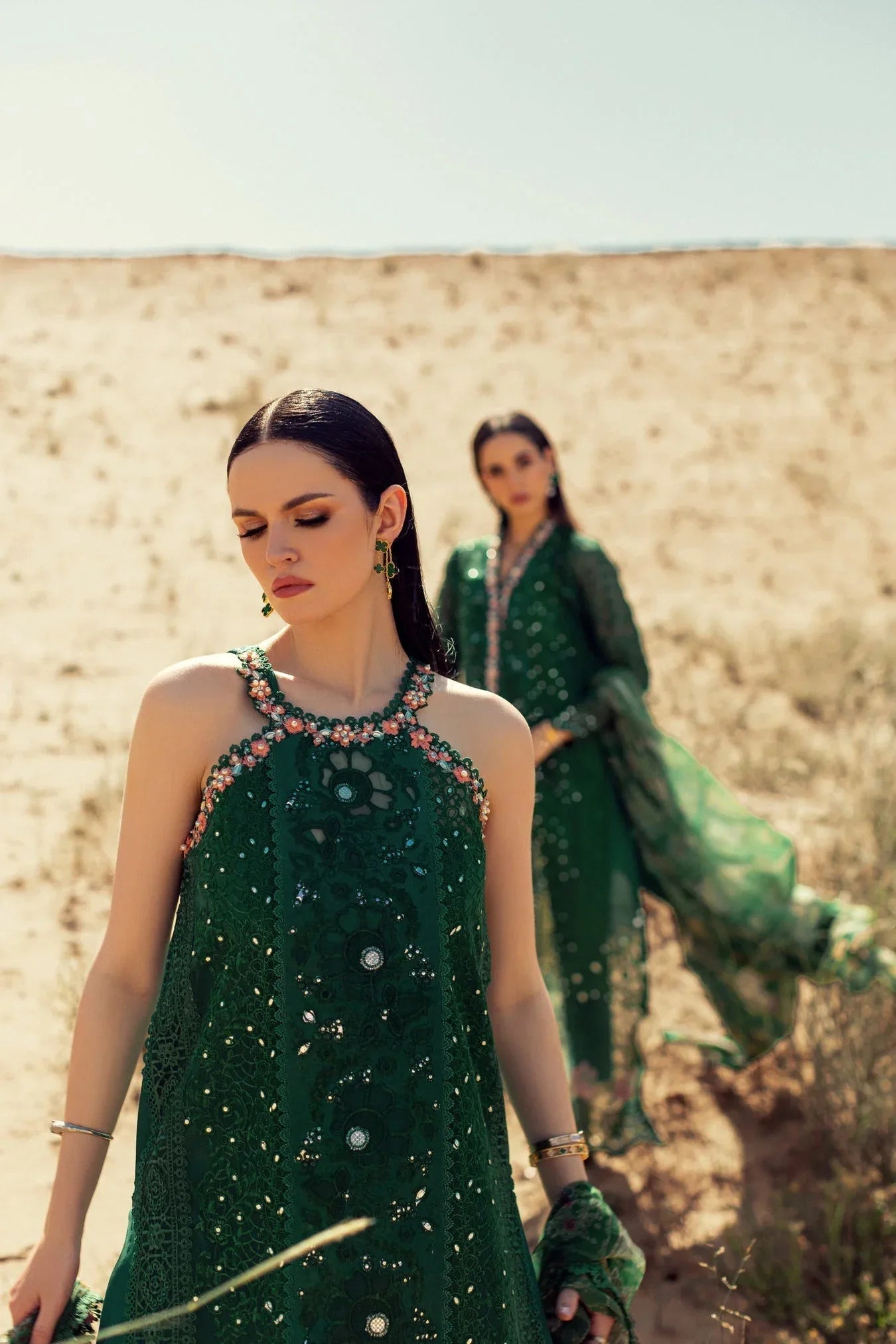 Noor By Saadia Asad | Eid Handwork Laserkari Lawn 24 | D8 - Rang-e-Khaas