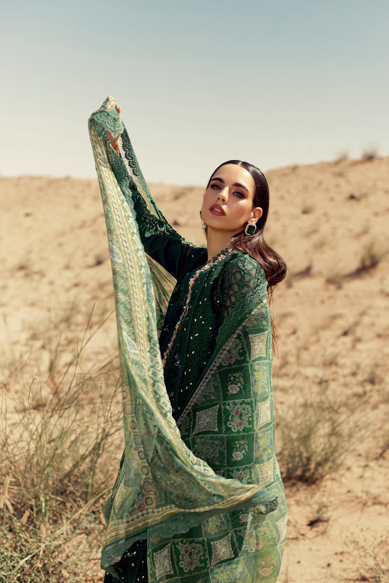 Noor By Saadia Asad | Eid Handwork Laserkari Lawn 24 | D8