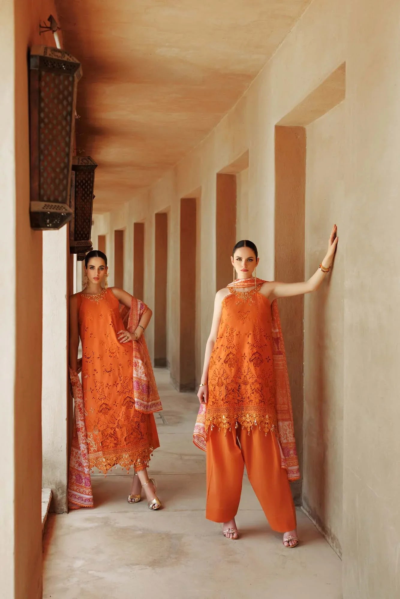 Noor By Saadia Asad | Eid Handwork Laserkari Lawn 24 | D11 - Rang-e-Khaas