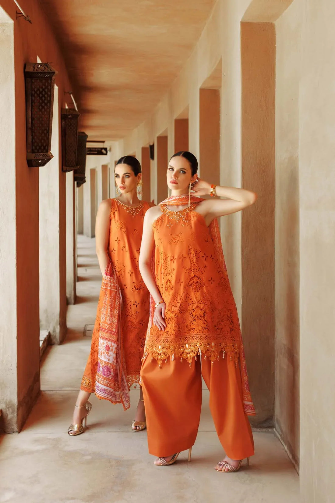 Noor By Saadia Asad | Eid Handwork Laserkari Lawn 24 | D11 - Rang-e-Khaas
