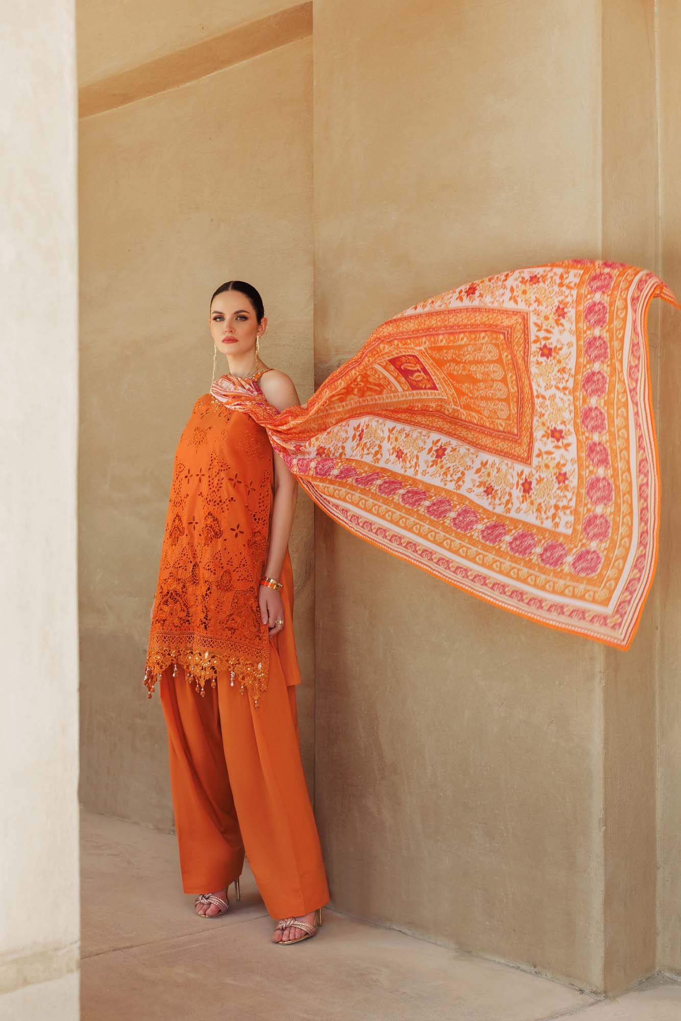 Noor By Saadia Asad | Eid Handwork Laserkari Lawn 24 | D11