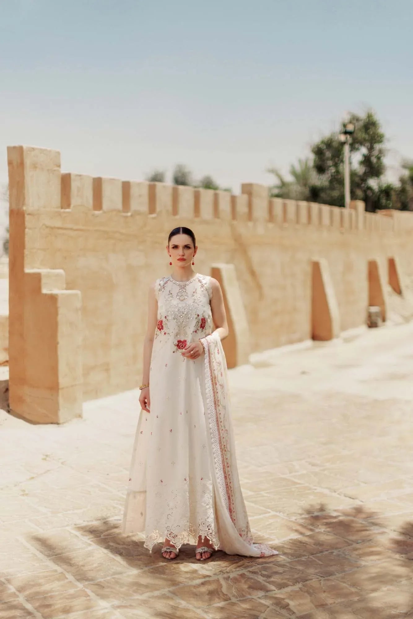Noor By Saadia Asad | Eid Handwork Laserkari Lawn 24 | D9 - Rang-e-Khaas