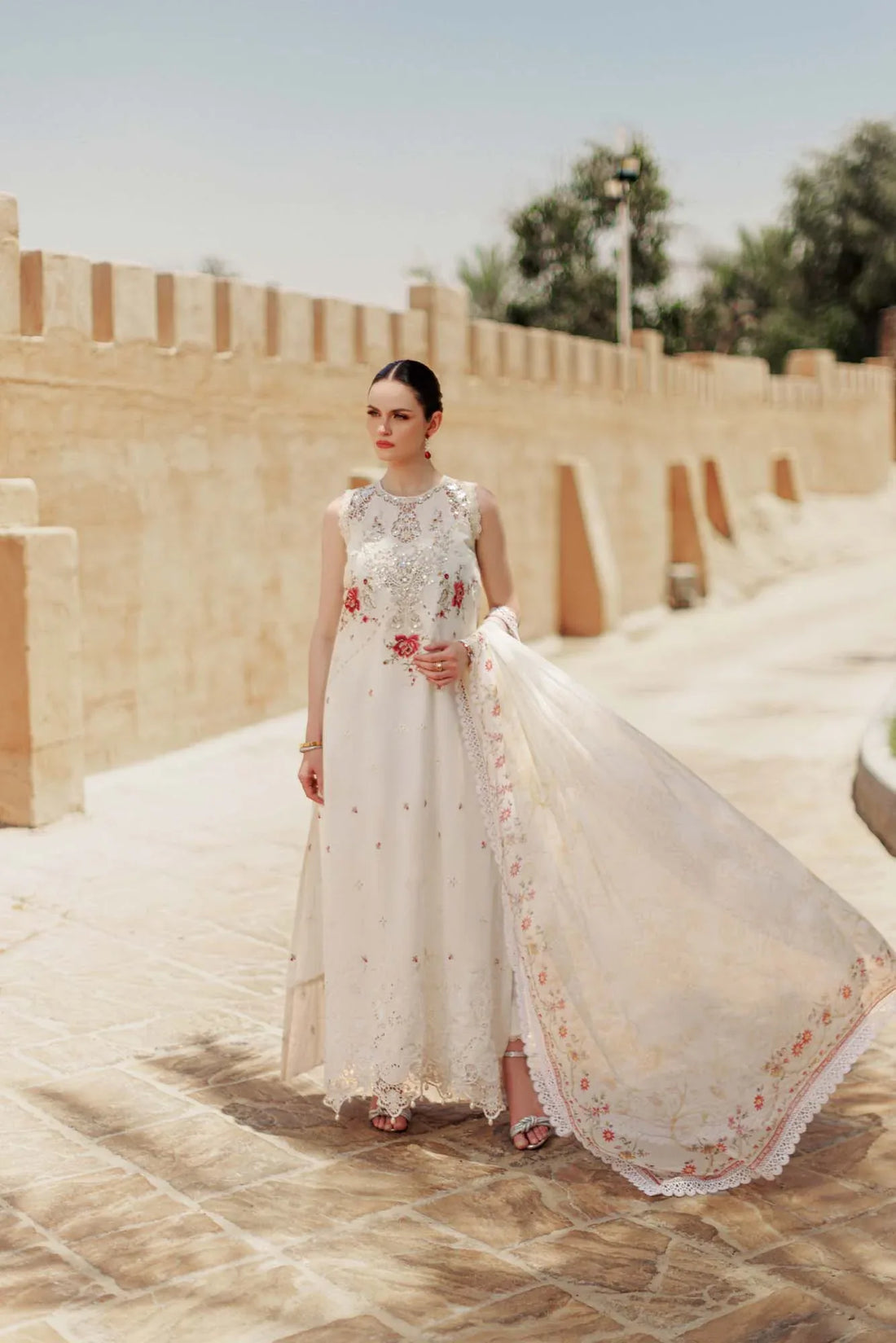 Noor By Saadia Asad | Eid Handwork Laserkari Lawn 24 | D9 - Rang-e-Khaas