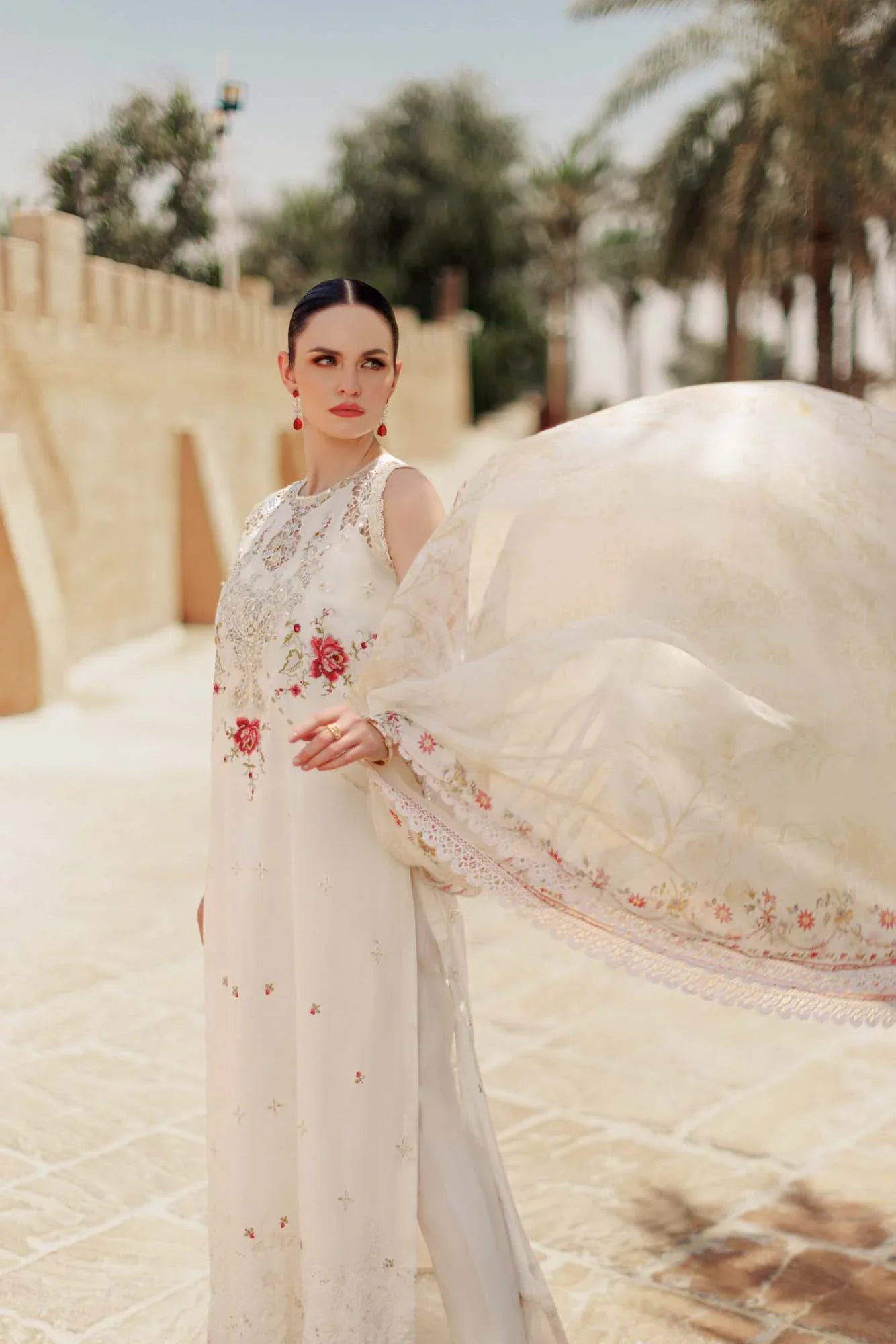 Noor By Saadia Asad | Eid Handwork Laserkari Lawn 24 | D9 - Rang-e-Khaas