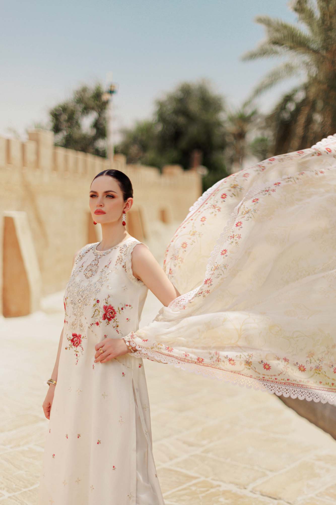 Noor By Saadia Asad | Eid Handwork Laserkari Lawn 24 | D9